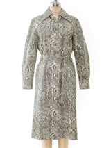 Snake Print Rain Jacket Outerwear arcadeshops.com