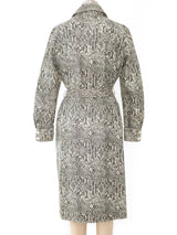 Snake Print Rain Jacket Outerwear arcadeshops.com