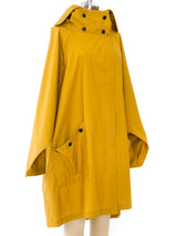 Pierre Cardin Mustard Raincoat Outerwear arcadeshops.com