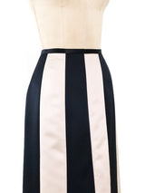 Lillie Rubin Graphic Satin Maxi Skirt Bottom arcadeshops.com