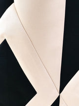 Lillie Rubin Graphic Satin Maxi Skirt Bottom arcadeshops.com