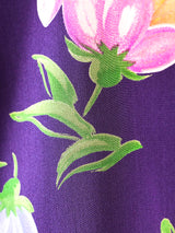 Ungaro Floral Printed Silk Blouse Top arcadeshops.com