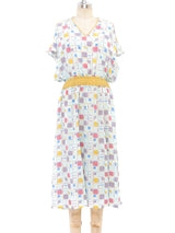 Diane Freis Pastel Open Shoulder Dress Dress arcadeshops.com