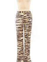 Dolce and Gabbana Animal Printed Pants Bottom arcadeshops.com