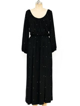 Donald Brooks Rhinestoned Jersey Maxi Dress Dress arcadeshops.com