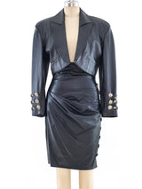 Concho Embellished Leather Ensemble Suit arcadeshops.com