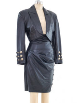 Concho Embellished Leather Ensemble Suit arcadeshops.com