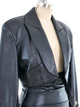 Concho Embellished Leather Ensemble Suit arcadeshops.com