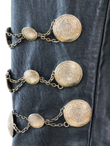 Concho Embellished Leather Ensemble Suit arcadeshops.com