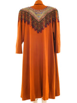 Embellished Maxi Coat Outerwear arcadeshops.com