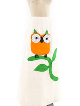 Owl Applique Skirt Bottom arcadeshops.com