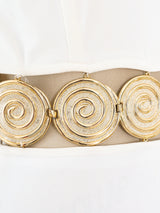 Open Midriff Medallion Embellished Maxi Dress Dress arcadeshops.com