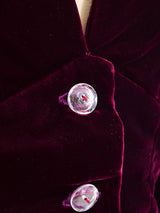 Vicky Tiel Ruched Velvet Ensemble Suit arcadeshops.com