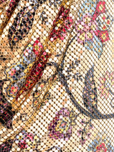 Whiting and Davis Floral Printed Chainmail Top Top arcadeshops.com