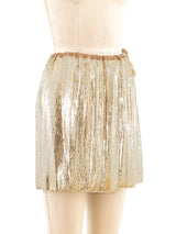 Whiting and Davis Chainmail Mini Skirt Bottom arcadeshops.com