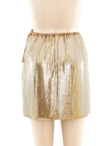 Whiting and Davis Chainmail Mini Skirt Bottom arcadeshops.com