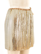 Whiting and Davis Chainmail Mini Skirt Bottom arcadeshops.com