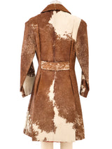 Double Breasted Cowhide Coat Outerwear arcadeshops.com