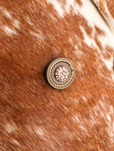 Double Breasted Cowhide Coat Outerwear arcadeshops.com