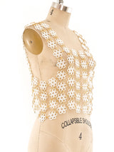 1960's Plastic Flower Link Top Top arcadeshops.com