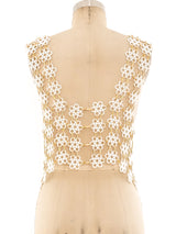 1960's Plastic Flower Link Top Top arcadeshops.com