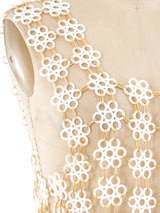 1960's Plastic Flower Link Top Top arcadeshops.com