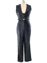 Sequin Embellished Ensemble Suit arcadeshops.com