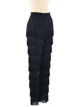 Fringe Trimmed Lace Ensemble Suit arcadeshops.com