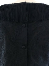 Fringe Trimmed Lace Ensemble Suit arcadeshops.com