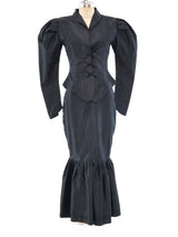 Norma Kamali Taffeta Skirt Ensemble Suit arcadeshops.com