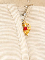 Feather Trimmed Shorts Bottom arcadeshops.com