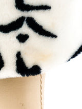 Donnybrook Face Print Faux Fur Coat Outerwear arcadeshops.com
