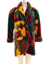 Donnybrook Patchwork Printed Faux Fur Coat Outerwear arcadeshops.com