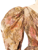 Paul Louis Orrier Floral Puff Sleeve Dress Dress arcadeshops.com