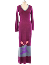 Giorgio di Sant'Angelo Pegasus Knit Maxi Dress Dress arcadeshops.com