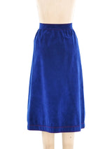 Stephen Burrows Electric Blue Ultrasuede Ensemble Suit arcadeshops.com