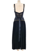 Embellished Bustier Dress Dress arcadeshops.com