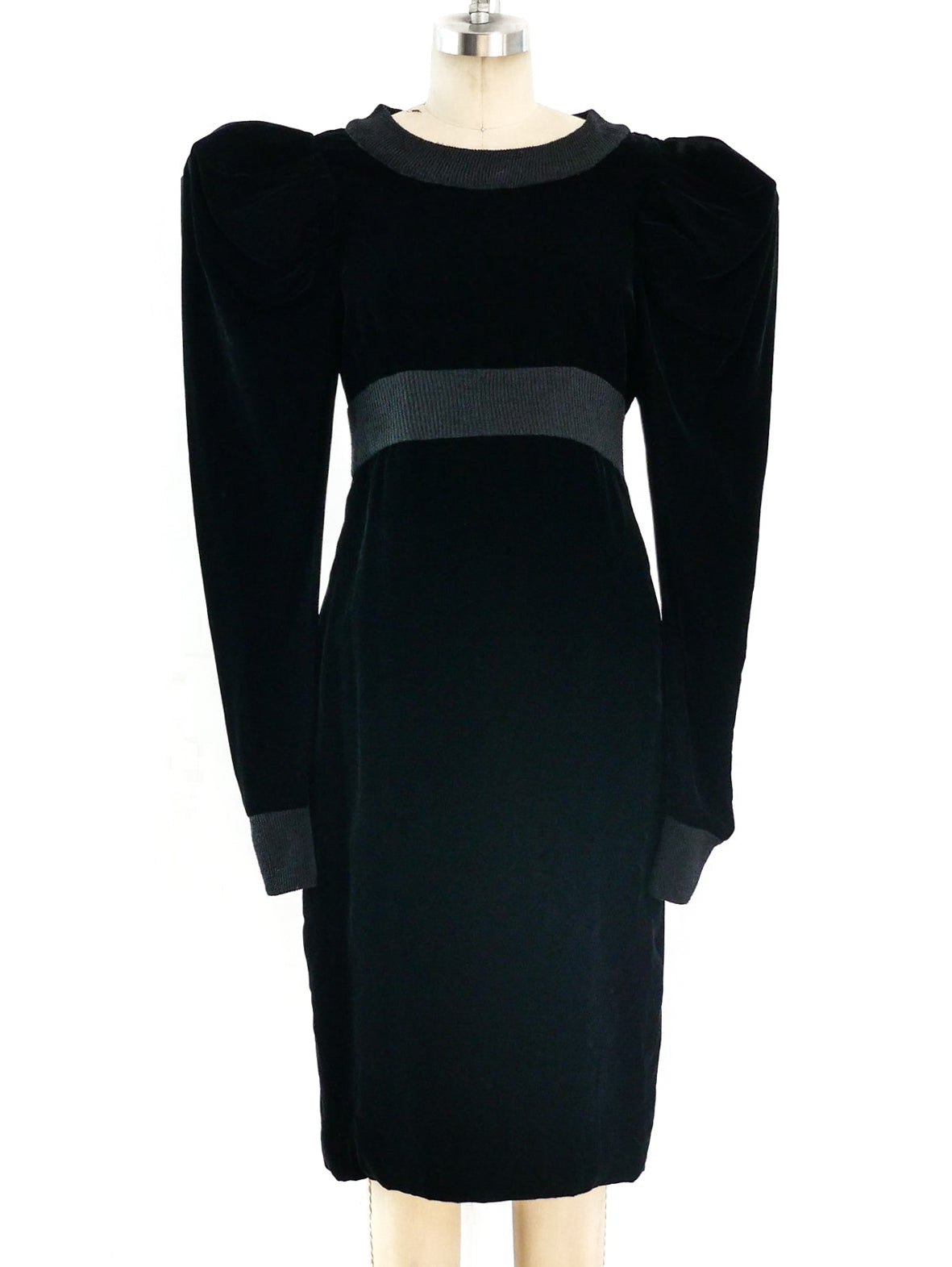 Fendi Velvet Puff Sleeve Dress Fendi Velvet Puff Sleeve Dress
