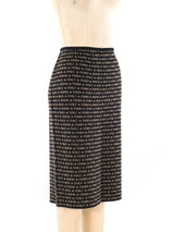 Fendi Logo Knit Skirt Bottom arcadeshops.com