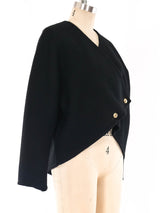 Galanos Wool Cropped Jacket Jacket arcadeshops.com