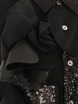 Junya Watanabe Deconstructed Petal Applique Shirt Top arcadeshops.com