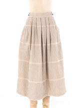 Issey Miyake Plantation Textured Midi Skirt Bottom arcadeshops.com