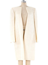 Mary McFadden Quilted 3/4 Length Jacket Jacket arcadeshops.com