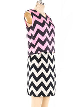 Donald Brooks Chevron Three Piece Ensemble Suit arcadeshops.com