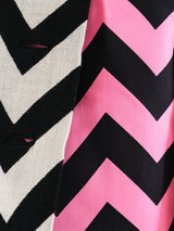 Donald Brooks Chevron Three Piece Ensemble Suit arcadeshops.com