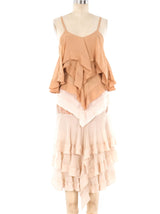 Yves Saint Laurent Tiered Chiffon Dress Dress arcadeshops.com