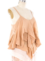 Yves Saint Laurent Tiered Chiffon Dress Dress arcadeshops.com