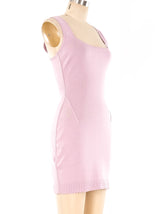 Alaia Lavender Knit Tank Dress Dress arcadeshops.com