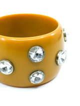 Crystal Studded Butterscotch Bangle Accessory arcadeshops.com