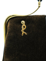 Roberta di Camerino Velvet Top Handle Bag Accessory arcadeshops.com